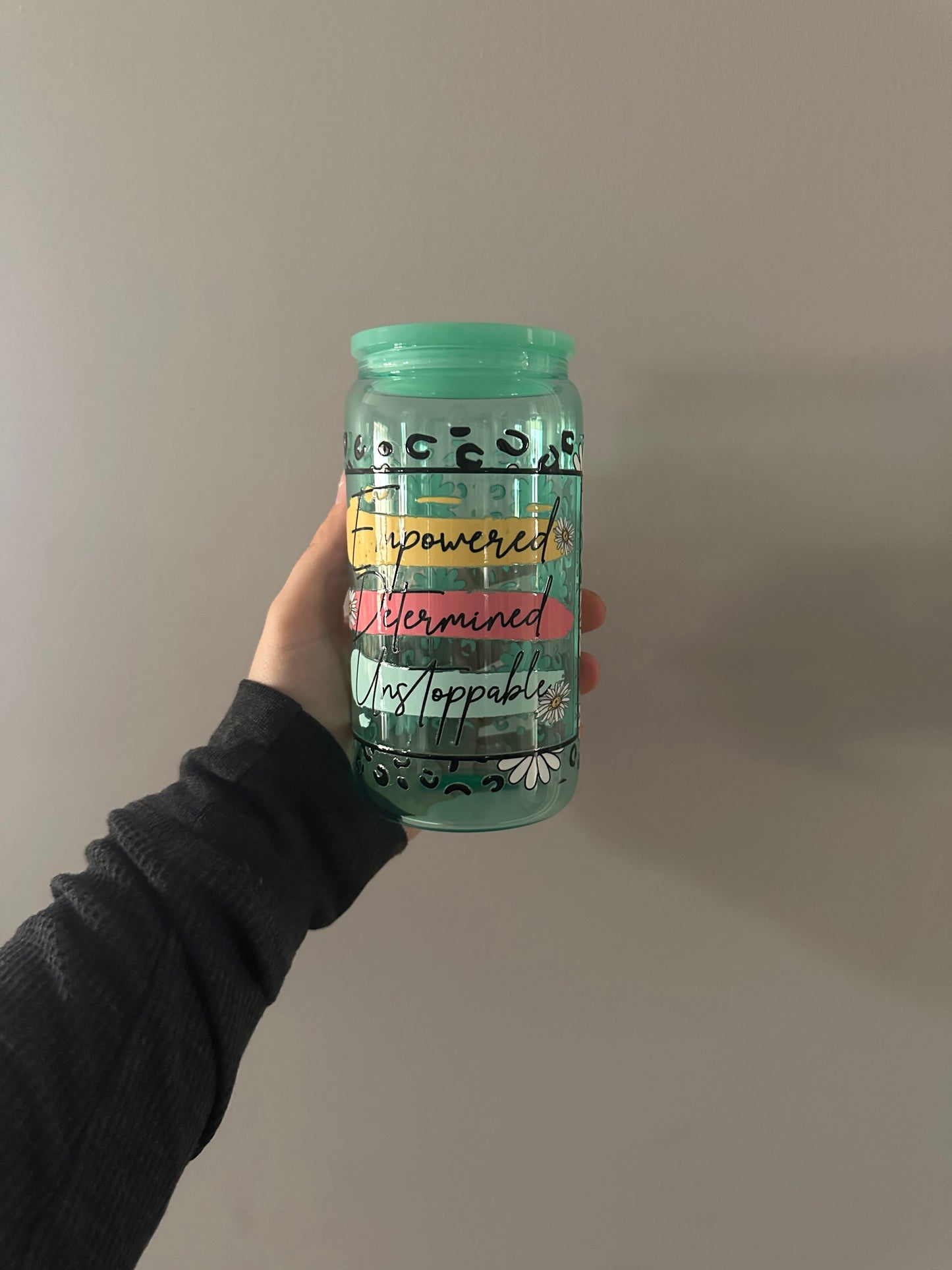 16oz JELLY GLASS CUP