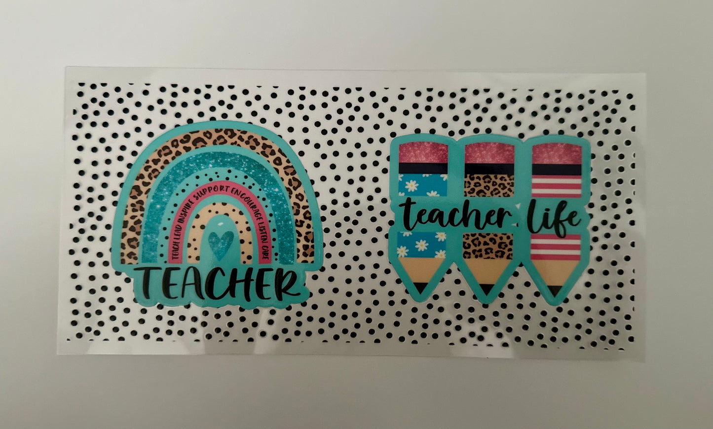 16oz UV DTF WRAP - TEACHER