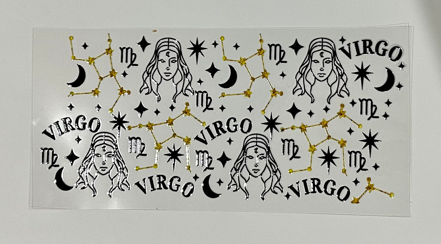 16oz UV DTF WRAP - VIRGO HOROSCOPE