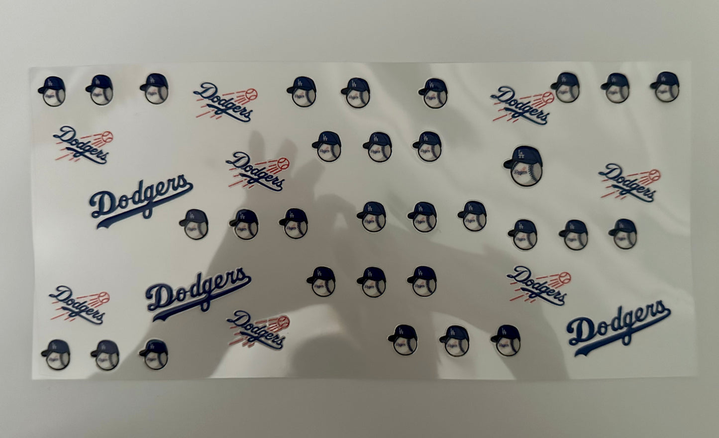 16oz UV DTF WRAP - DODGERS / SPORT