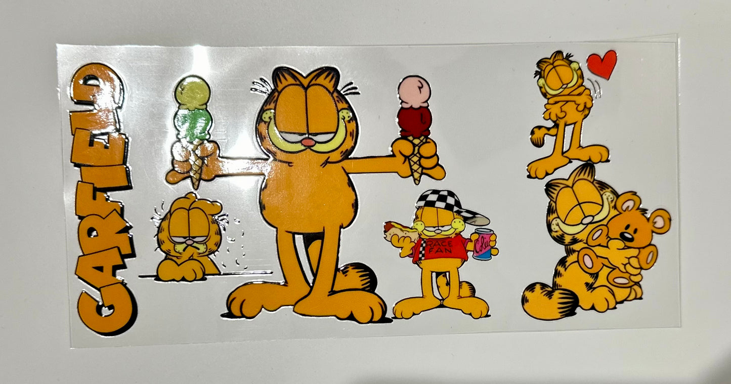16oz UV DTF WRAP - GARFIELD