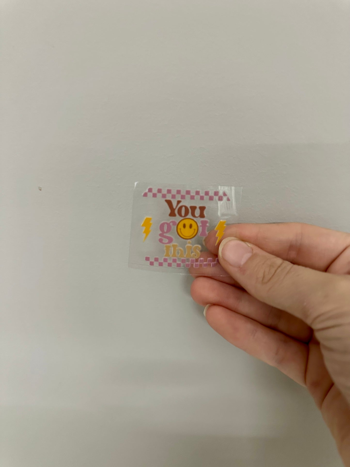 UV DTF KEYRING DECAL - YOU GOT THIS