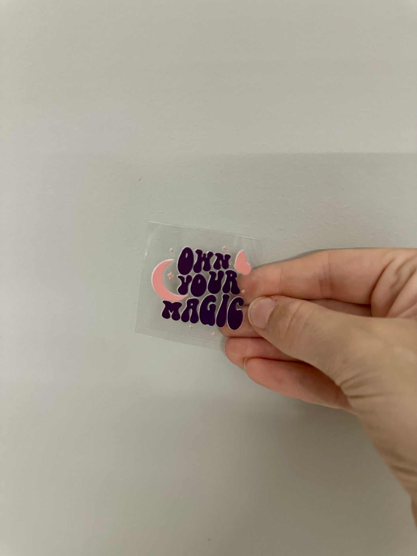 UV DTF KEYRING DECAL - OWN YOUR MAGIC