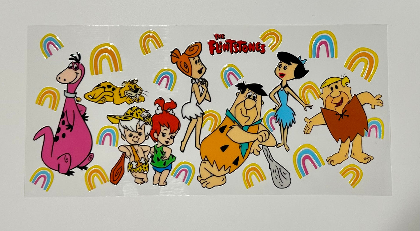 16oz UV DTF WRAP - THE FLINTSTONES