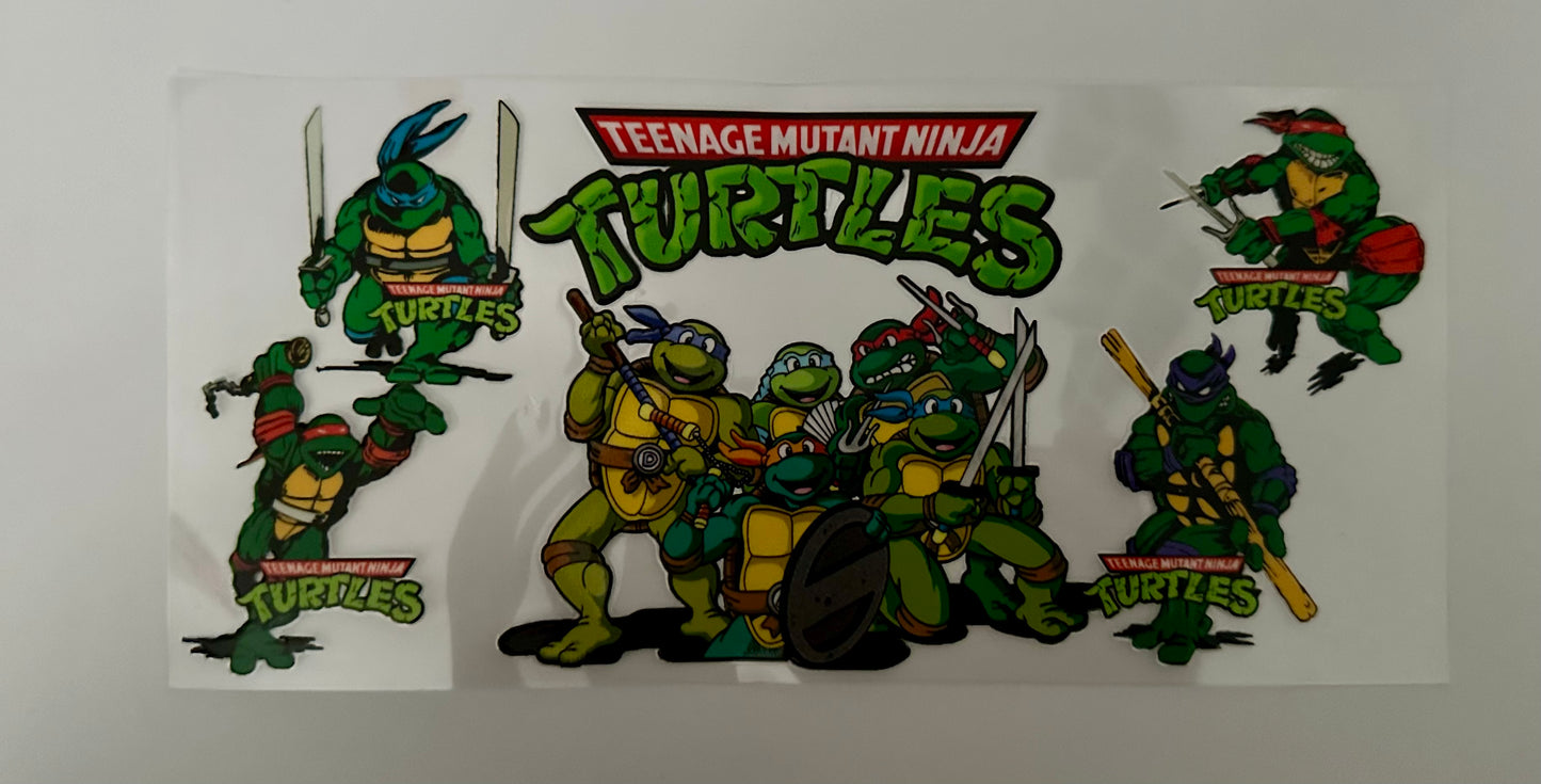 16oz UV DTF WRAP - NINJA TURTLES