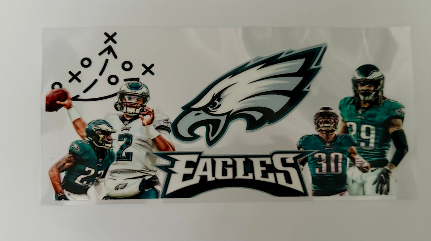 16oz UV DTF WRAP - EAGLES / SPORT