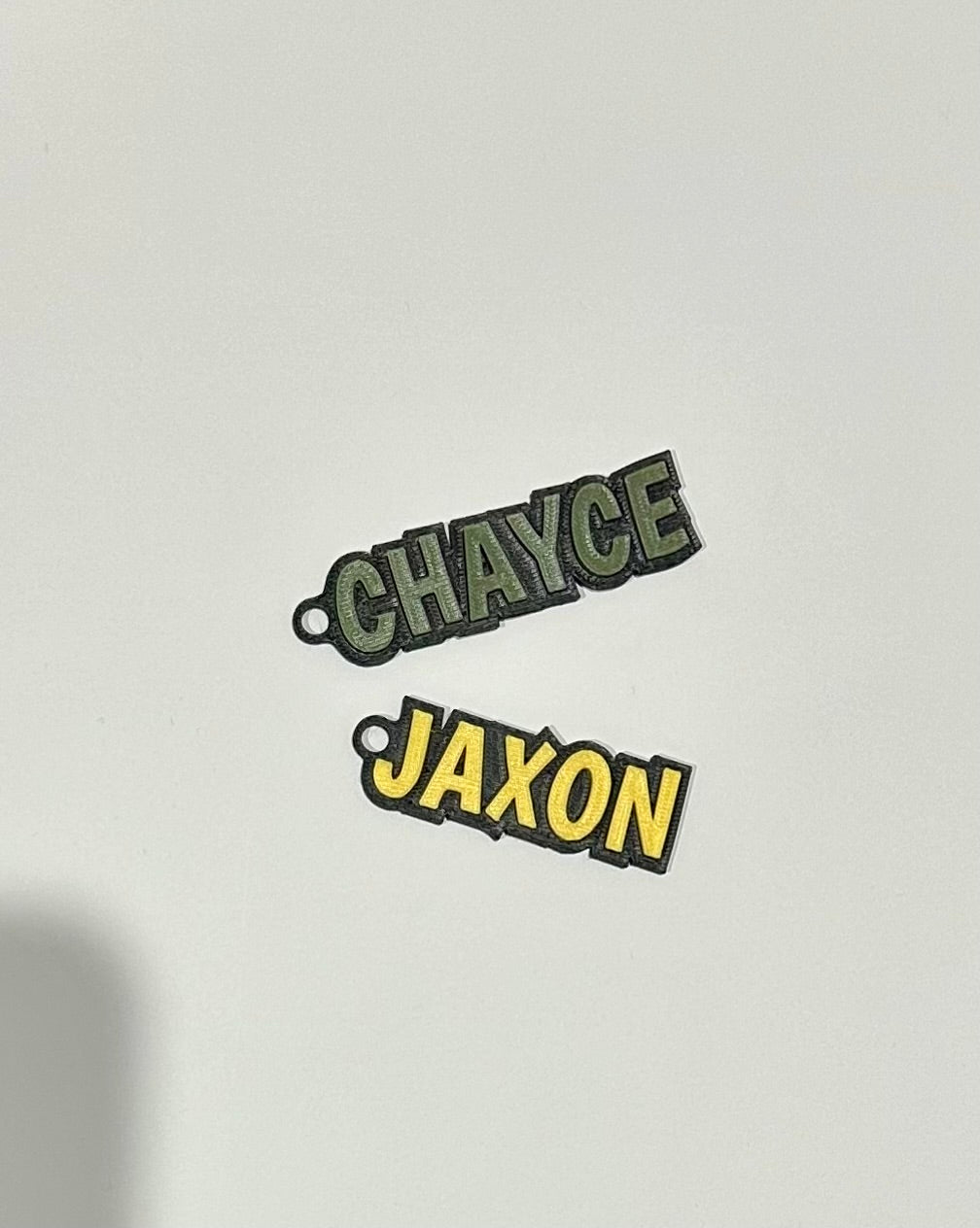 3D PRINTED DOUBLE LAYERED NAME TAG