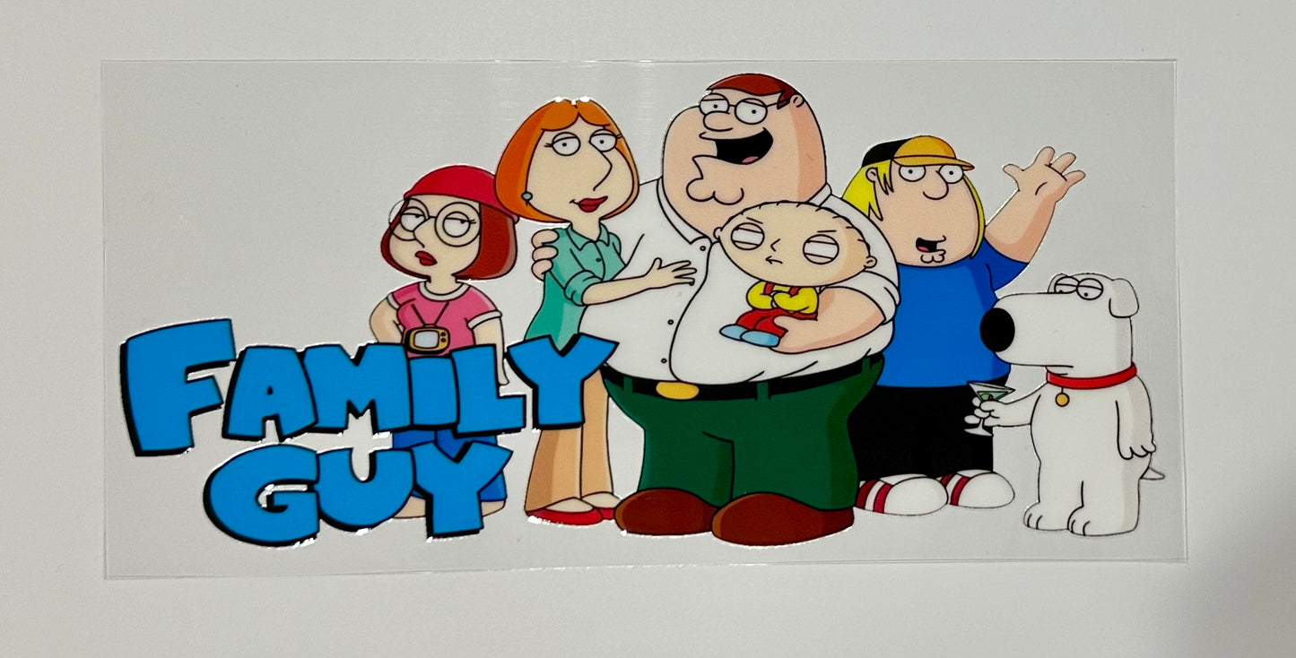 16oz UV DTF WRAP - FAMILY GUY