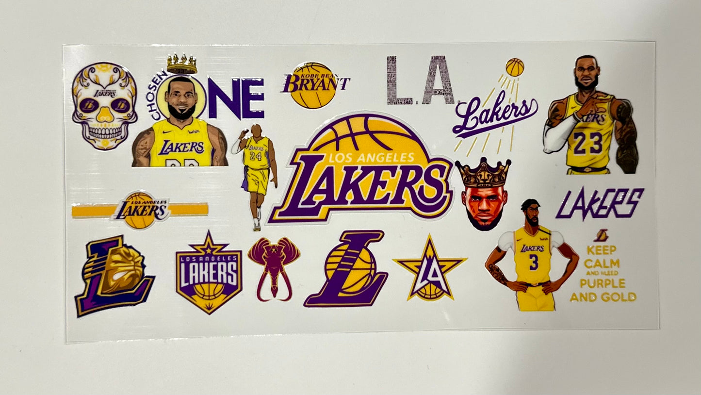 16oz UV DTF WRAP - LA LAKERS / SPORT