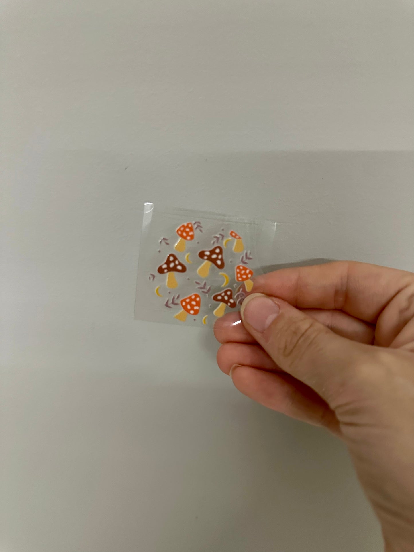 UV DTF KEYRING DECAL - MUSHROOMS