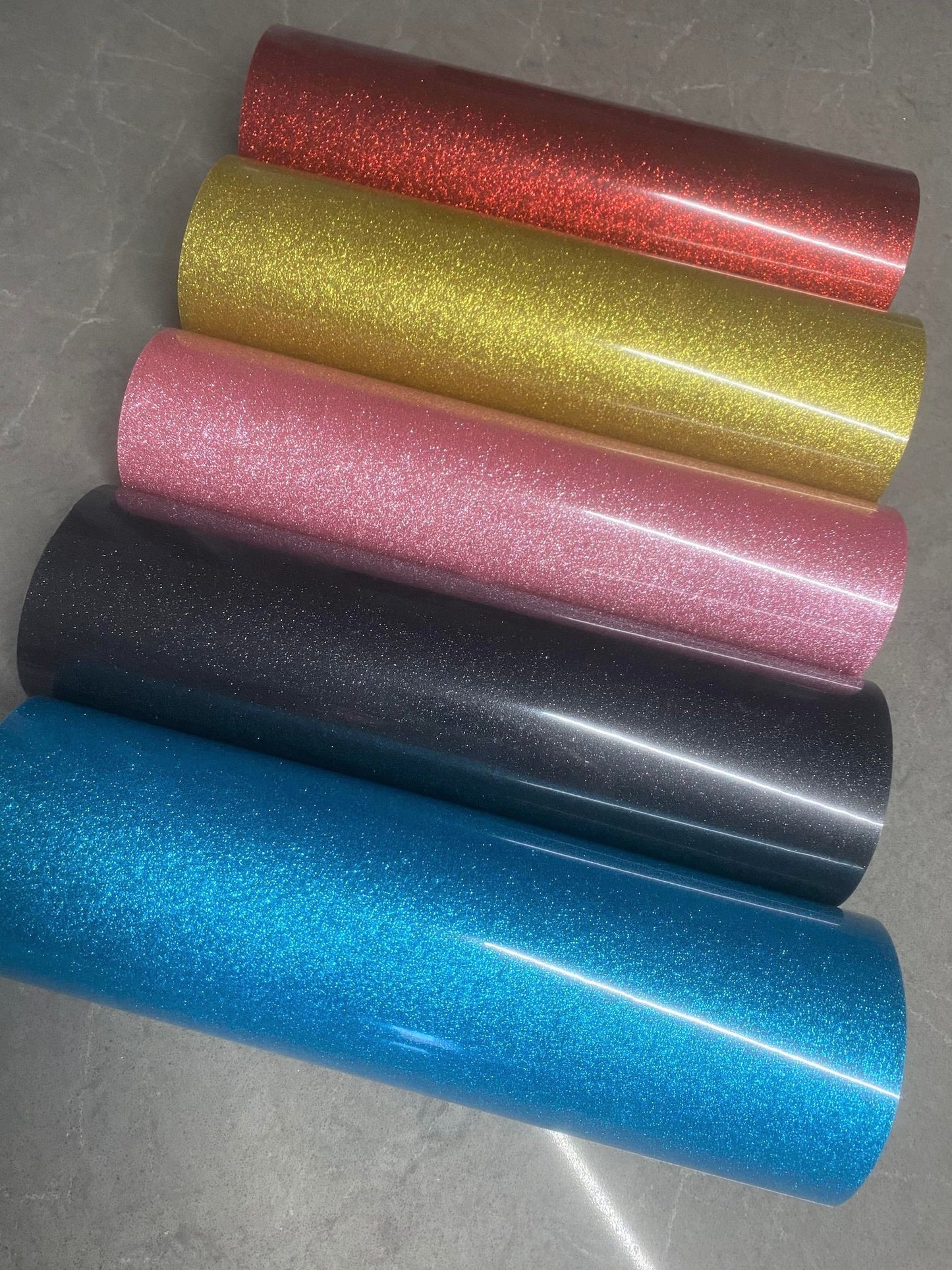 GLITTER HEAT TRANSFER VINYL (BLUE)