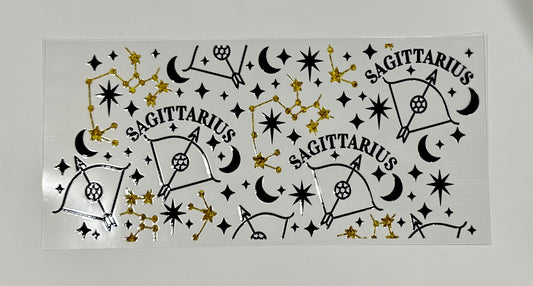 16oz UV DTF WRAP - SAGITTARIUS HOROSCOPE