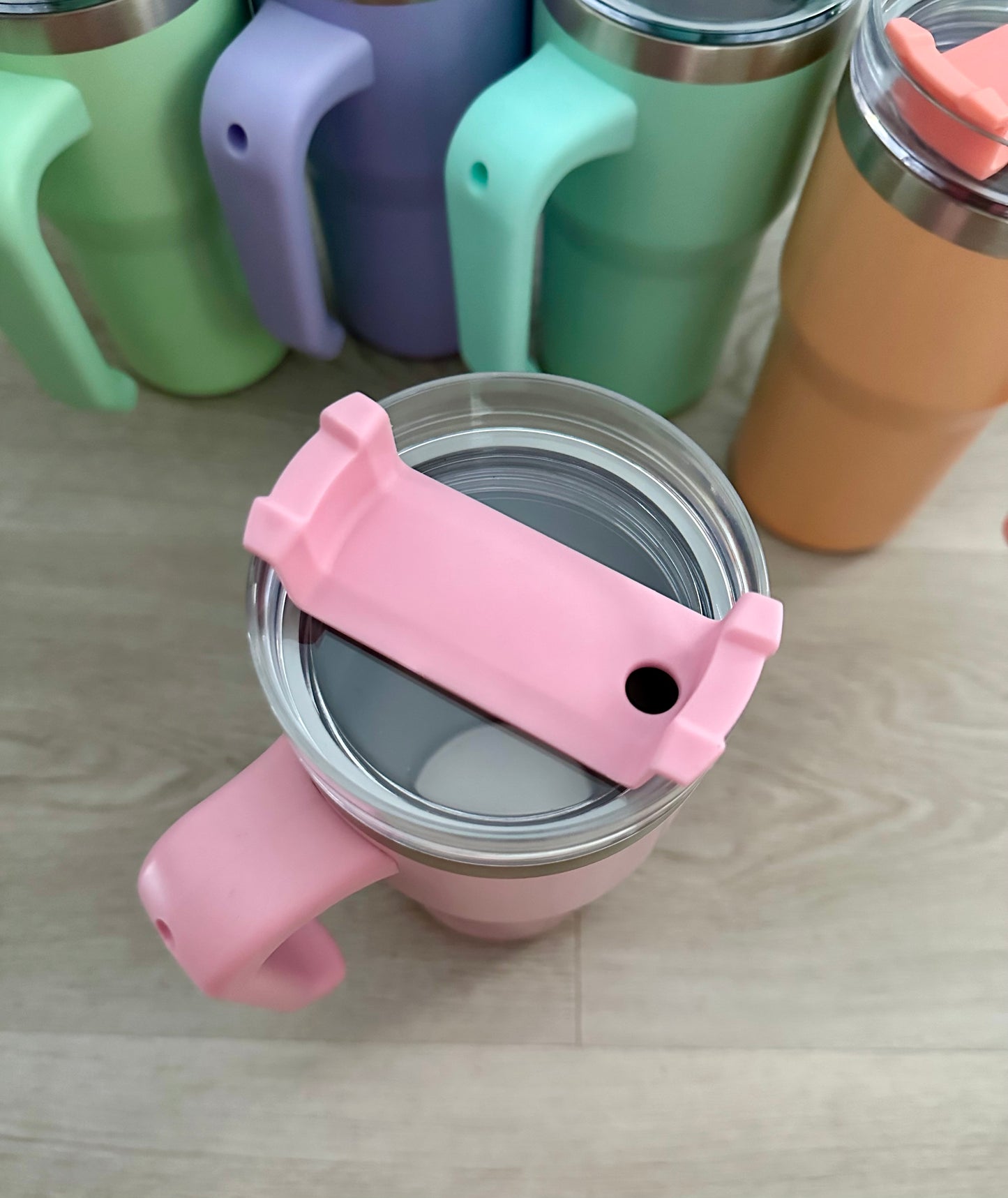 20oz Pastel Tumbler with Handle