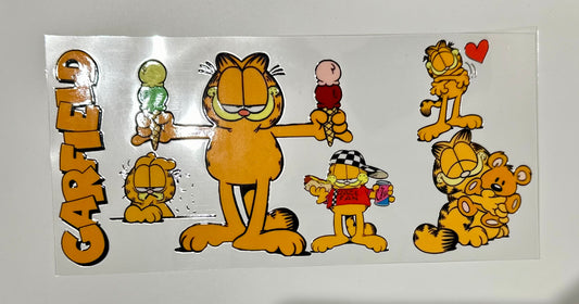 16oz UV DTF WRAP - GARFIELD