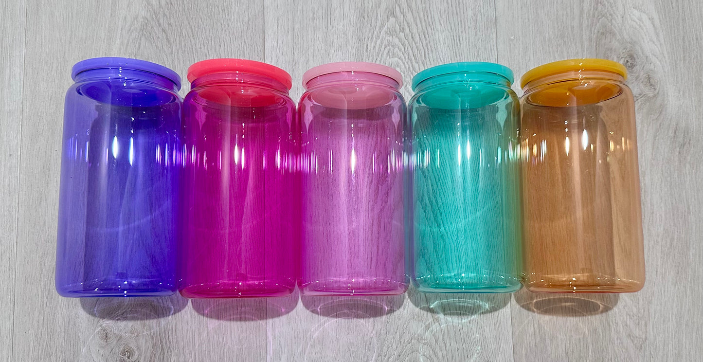 16oz JELLY GLASS CUP