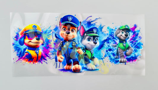 16oz UV DTF WRAP - PAW PATROL