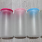 16oz PASTEL GLASS CUP