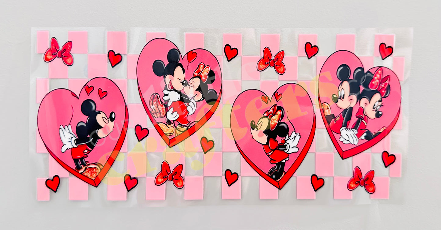 16oz UV DTF WRAP - MICKEY AND MINNIE