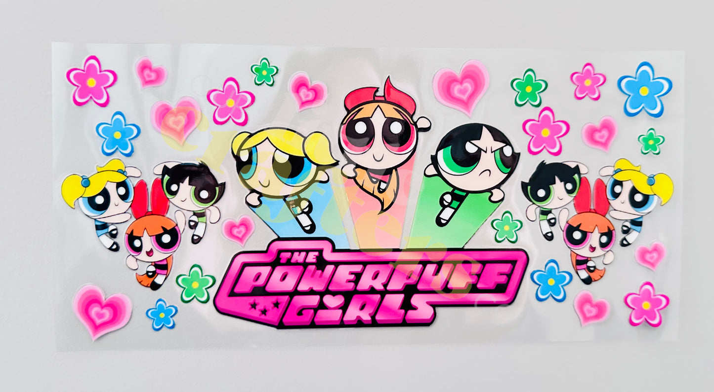 16oz UV DTF WRAP - “THE POWERPUFF GIRLS”