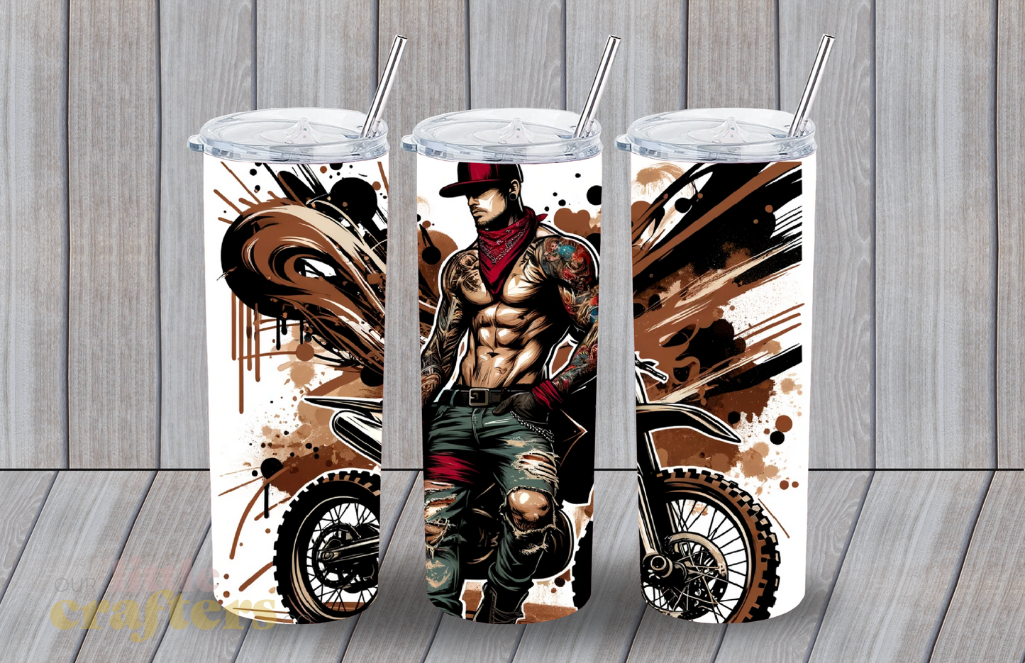 'MAN WITH BIKE' SUBLIMATION WRAP (2)