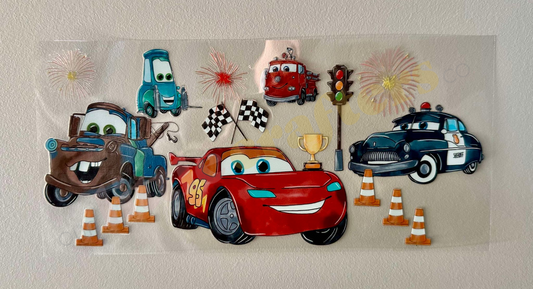 16oz UV DTF WRAP - DISNEY CARS (1)