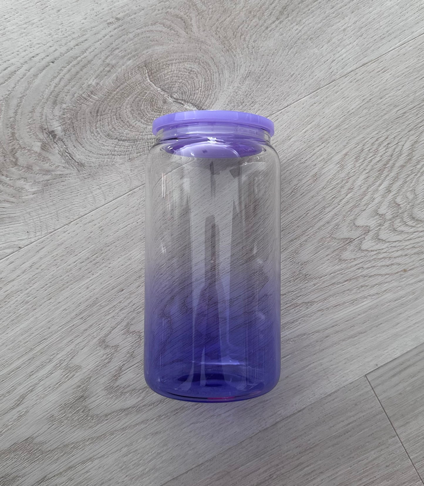 16oz OMBRE GLASS CUP