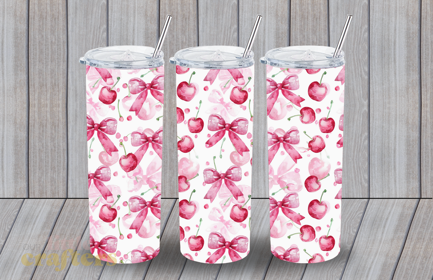 "CHERRIES & BOWS' SUBLIMATION WRAP (56)