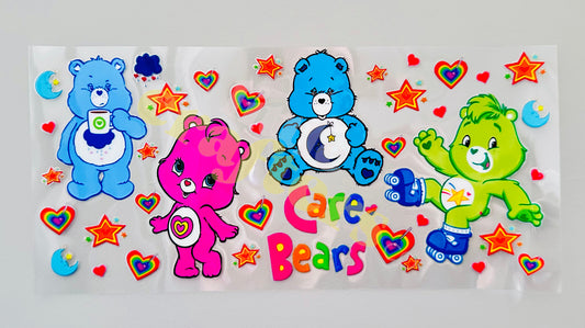 16oz UV DTF WRAP - CARE BEARS