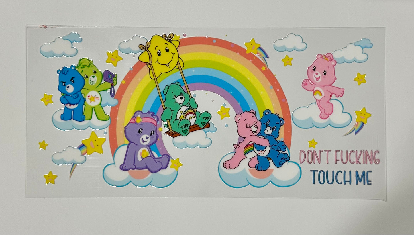 16oz UV DTF WRAP - CARE BEARS