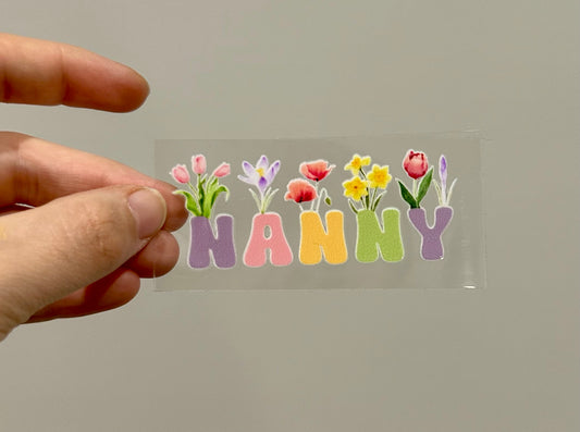 UV DTF DECAL - NANNY / MOTHERS DAY