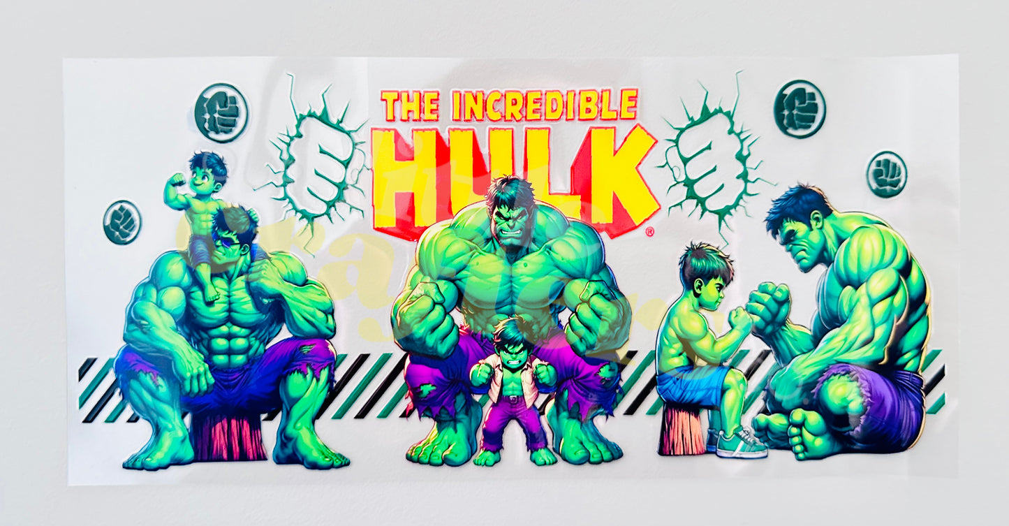 16oz UV DTF WRAP - THE HULK