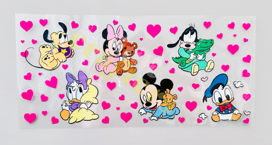 16oz UV DTF WRAP - DISNEY BABIES