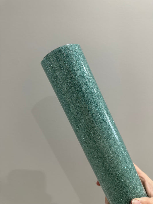 GLITTER HEAT TRANSFER VINYL (AQUA)