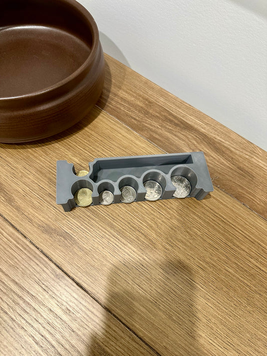 3D PRINTED - COIN HOLDER WITH LIP