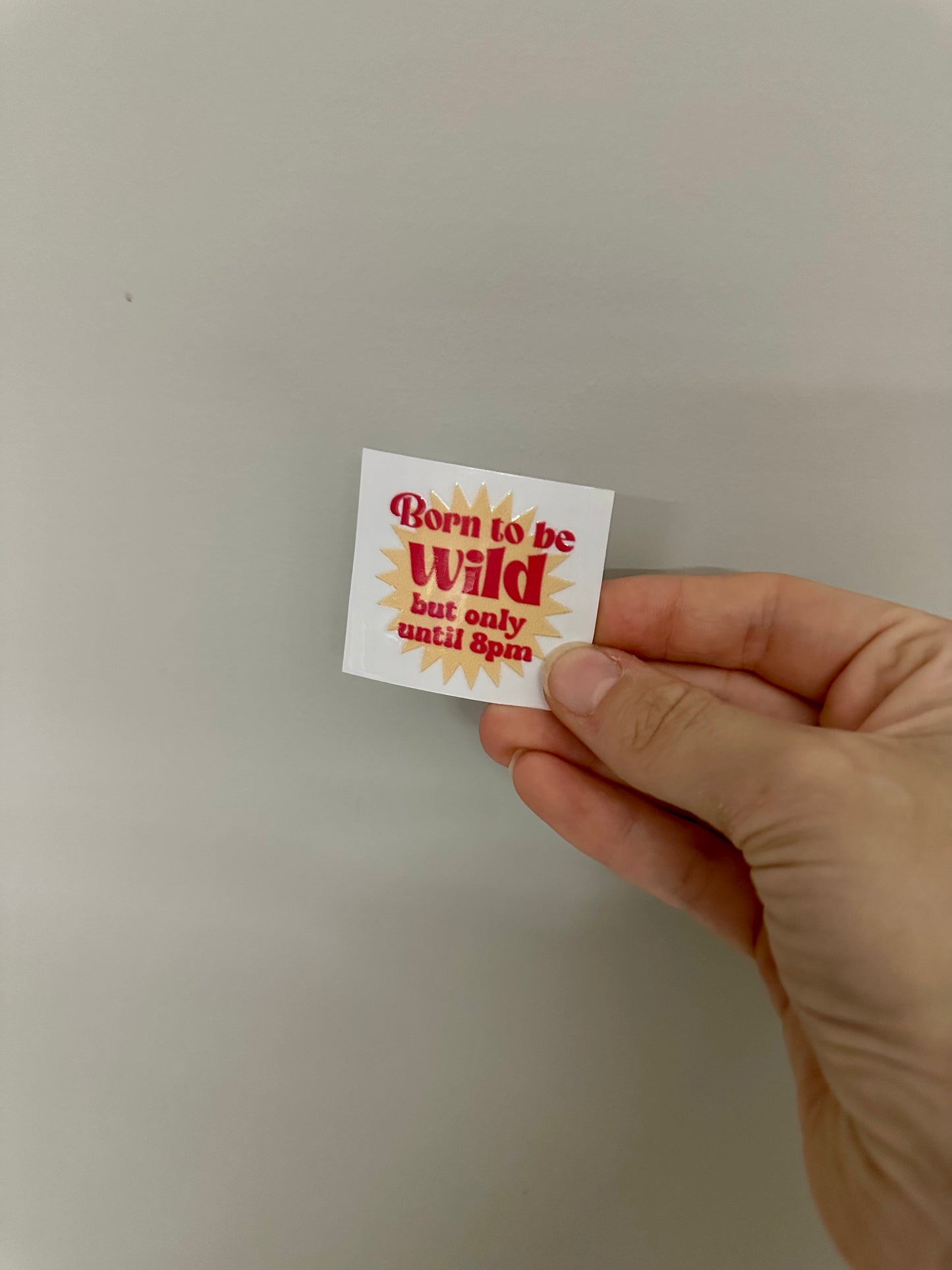 UV DTF KEYRING DECAL - BORN TO BE WILD