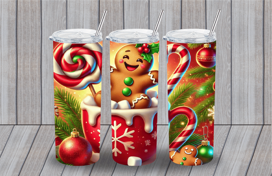 GINGERBREAD MAN SUBLIMATION WRAP (69)