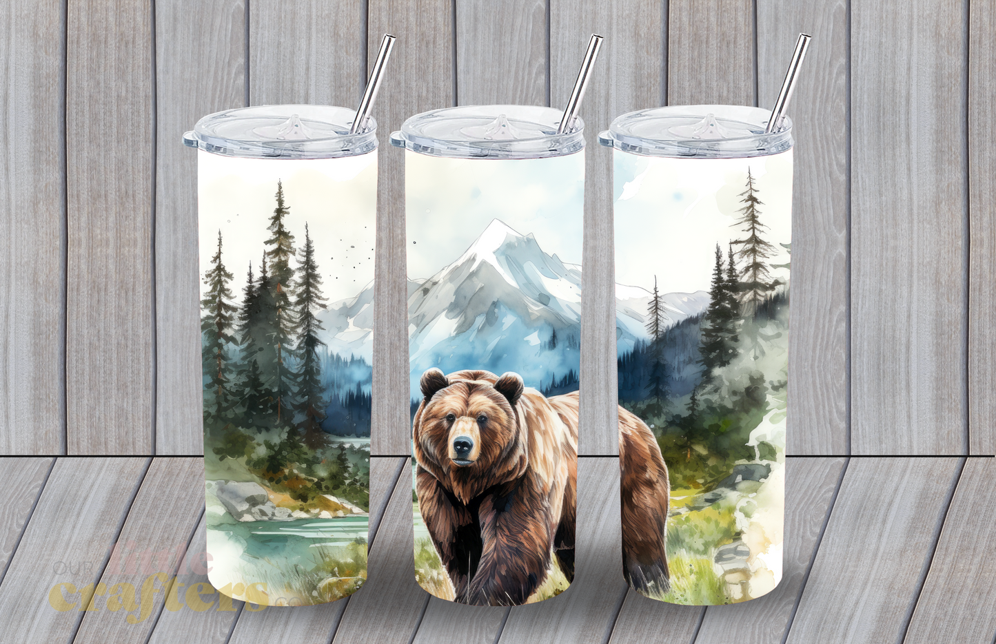 "GRIZZLY BEAR' SUBLIMATION WRAP (59)