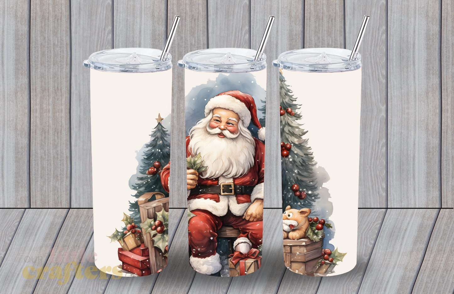 "SANTA & TREE' SUBLIMATION WRAP (44)