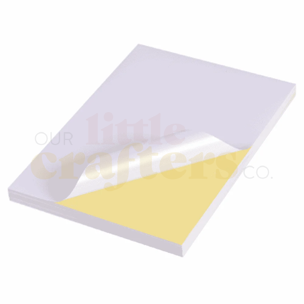 MATTE WHITE STICKER PAPER