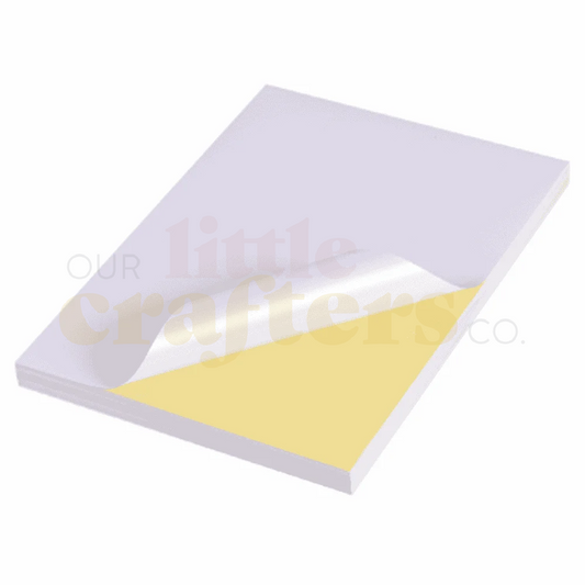 MATTE WHITE STICKER PAPER