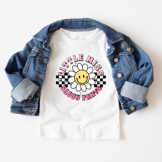 DTF PRINT - LITTLE MISS SASSY PANTS