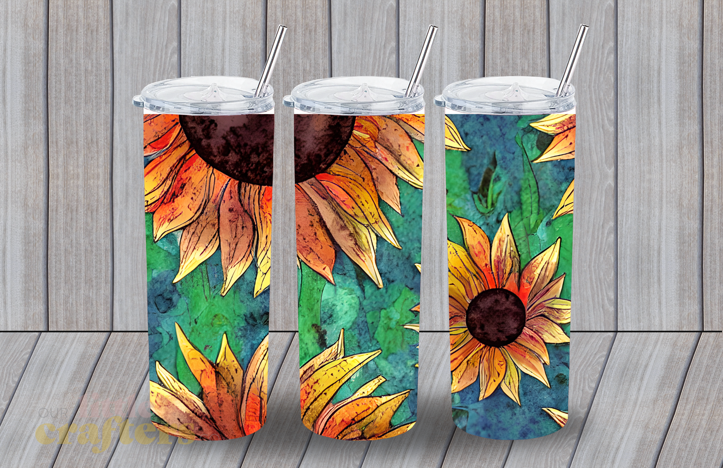 "GLOOMY SUNFLOWERS' SUBLIMATION WRAP (31)