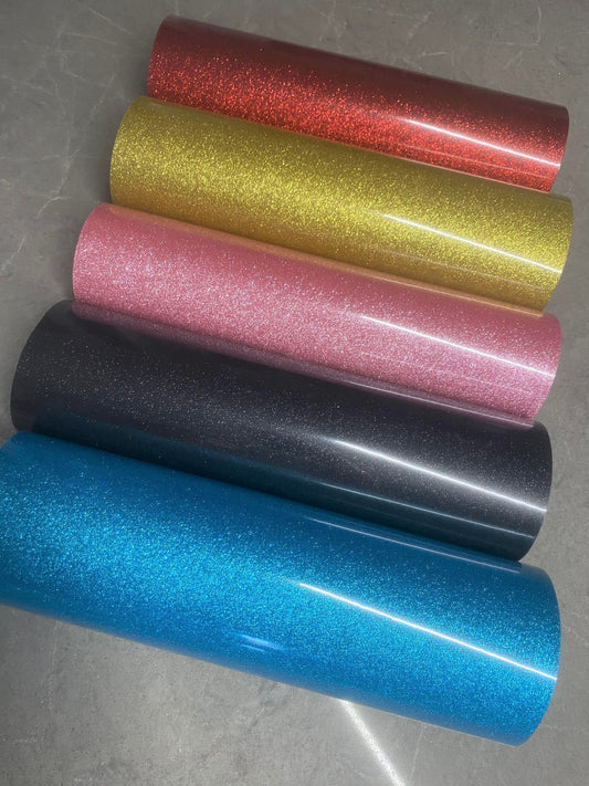 GLITTER HEAT TRANSFER VINYL (BLUE)